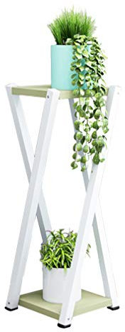 KDDEON Blumenständer,Blumentreppe Doppelschicht-Design,Pflanzenregal Platz Sparen,Geeignet für Innen/Balkon/Wohnzimmer,60/80/100 cm