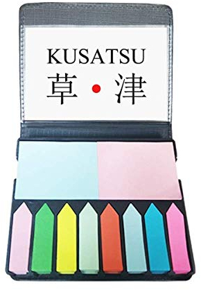 Kusatsu Japanische Stadt Name Rot Sonne Flagge Selbstklebende Notizzettel Farbe Page Marker Box