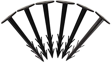 GARDENIX® Pack of 50 TerraPIN Securing Pegs Landscape Fabric Peg for Weed Fabric Ground Sheet Cover