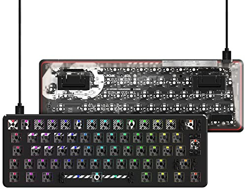 Pulsar Gaming Gears PCMK Gaming-Tastatur, 60%, ISO, Schwarz | 60% Mechanical Keyboard, Hot Swappable