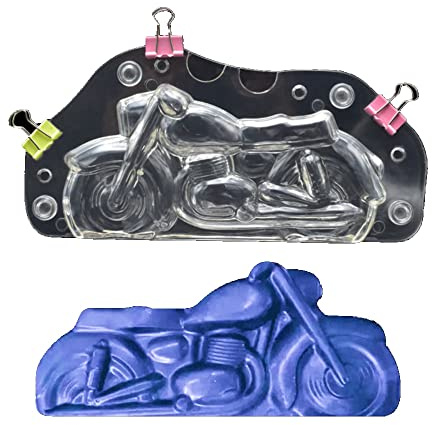 TUKE 3D Motorrad Schokolade Süßigkeiten Form Fondant Schokolade Gelee Kuchen Form für DIY Home Backen Werkzeug