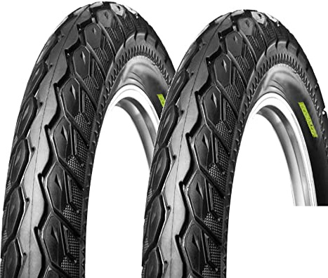 2 Copertoni 18x2.50 (64-355) per Scooter Stradale Adulto Bicicletta Elettrica Coppia Pneumatici 18 pollici in Gomma