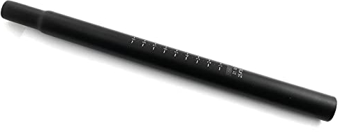 heyous Fahrradsattelstütze aus Aluminiumlegierung, 27,2 x 350 mm, Schwarz