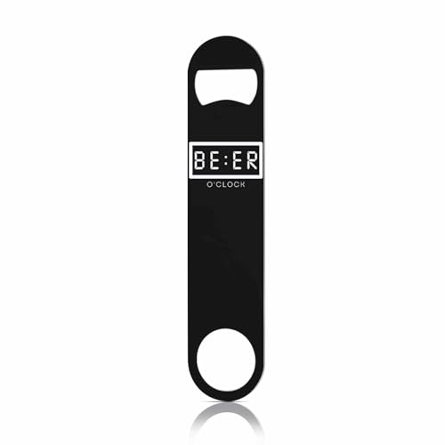 TASDANA Stainless Steel Bottle Opener Beer Text Design Keychain for Home Kitchen Bar Restaurant Party Gift
