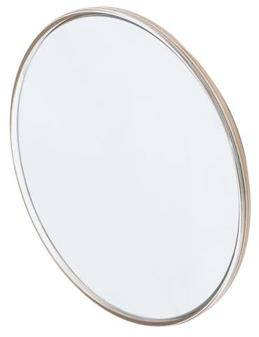 ZJchao 6 Pulgadas Ventosa Espejo De Aumento 30x, Espejo De Maquillaje De Aumento, con 3 Ventosas De Montaje, Proporciona Claridad Y Comodidad Excepcionales, para Maquillaje O Afeitado (Gold)