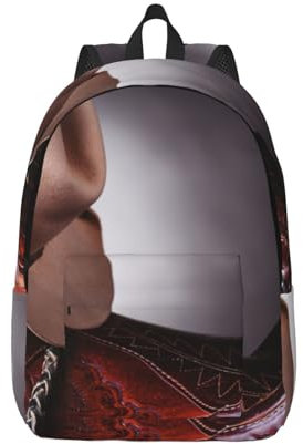 MKNAZ Schulrucksack mit Sternenhimmel-Motiv, bedruckter Rucksack aus Segeltuch, für Mädchen, Jungen, Büchertasche, lässiger Reiserucksack, Tagesrucksack, Arbeitsrucksack für Männer und Frauen,