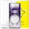 GiiYoon 3 PACK Screen Protector for Oppo Reno 12/12 Pro Flexible TPU Film [Support Fingerprint Touch] [HD Full Coverage] [Easy Installation] [Scratch Resistant]