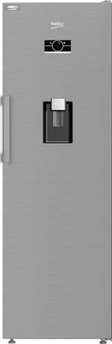 Beko HarvestFresh AeroFlow Pro LNP5686LDVPS Tall Fridge, Stainless Steel, Capacity: 365 litres - 186.5 x 59.7 x 70.9 cm (H x W x D)