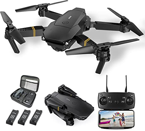 Drohne mit Kamera 1080P Drone Anfänger RC Quadcopter Drohne für Kinder, Mini Drone, Altitude Hold, One Key Take Off/Landing, 3D Flip. Geschenke für Mädchen/Jungen