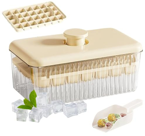 Bac à glaçons avec couvercle pour congélateur, retrait facile des glaçons pour boissons fraîches | Accessoires de cuisine et accessoires pour boissons froides pour jus, vin, café, bourbon