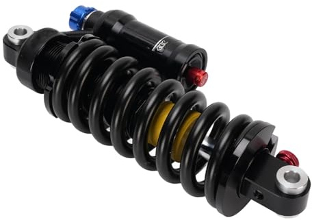 Ghzste Bicicleta de Montaña Cuesta Abajo Bicicleta Trasera Bike Bike Suspensión Trasera Amortiguador de Resorte Hidráulico para Etiqueta de Plata Eléctrica (210 mm)