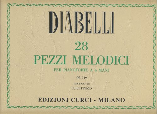 DIABELLI - Piezas Melodicas Op.149 para Piano a 4 Manos (Finizio)