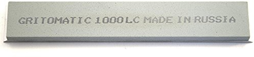 Gritomatic - Piedra de afilar de carburo de silicio de 6 x 1 x 0,25 pulgadas con montaje de aluminio para Edge Pro