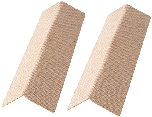 Europet Bernina 433-199060 Sisal-Eck-Kratzbrett für Katzen, 52.5 x 28 cm (2 Stück)