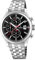 Festina Herren Chronograph Quarz Uhr mit Edelstahl Armband F20374/3
