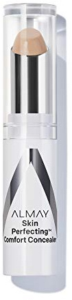 Almay Skin Perfecting Comfort Concealer, Face Makeup, Full Coverage, Natural Looking Finish, Cruelty-Free, Hypoallergenic, Dermatologist Tested, 100 Fair, 1 Count