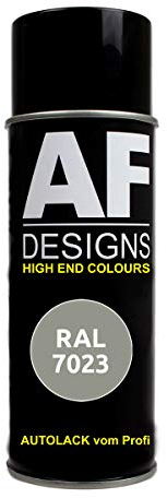 Alex Flittner Designs RAL Lackspray Autolack Sprühdose Spraydose RAL7023 BETONGRAU matt