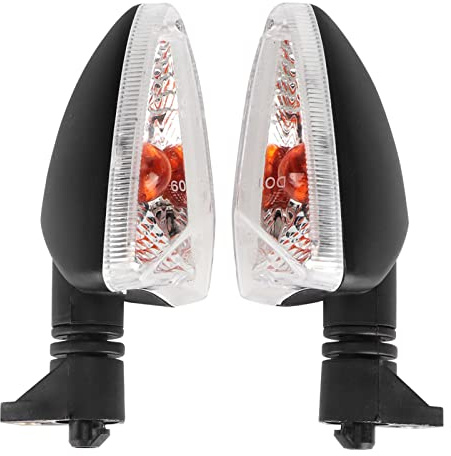 Indicatori di Direzione Moto, 1 Paio Indicatore Luminoso per Moto Impermeabile, Anteriore o Posteriore del Veicolo, per Tiger 800 1050, per 675 / R, per Street Triple