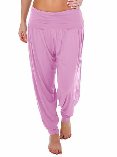 R&N FASHIONS Damer plusstorlek harembyxor dam full längd stretch vardagsbyxor