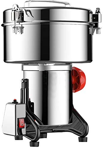 Aocay Molino de Cereales Electrico, Molinillo Especias de Acero Inoxidable 304 Alta Velocidad Máquina de Moler Maiz Moledor de Cafe Electrico Grinder Hierbas, Protección de Sobrecarga