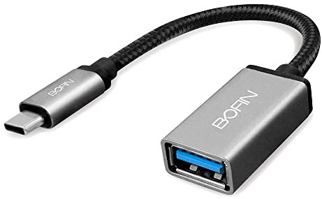 BOFIN, USB C to USB Adapter Cable USB Type C Male to USB A Female Converter Thunderbolt 3 Compatible with MacBook Pro Air Mac Mini Galaxy Dell Surface and Other USB C Devices…
