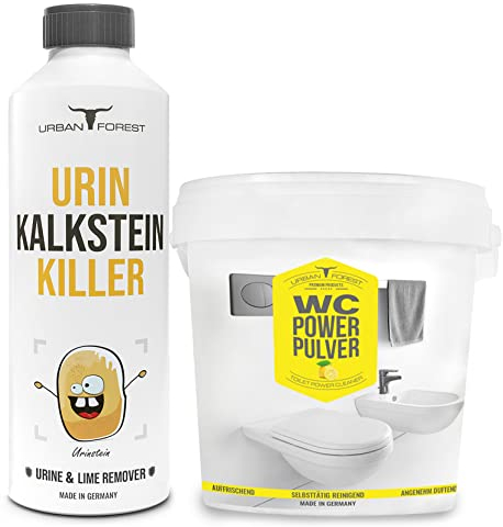 SPARSET WC Reiniger zur Reinigung als WC Schaum + Urinsteinentferner & Urinsteinlöser extra stark | Kalkreiniger für Toiletten Reinigung im Badezimmer | Toiletten-Reiniger von URBAN FOREST