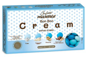 Confetti Maxtris, Bon Bon Cream Sfumato Azzurro, 1.0 grammo