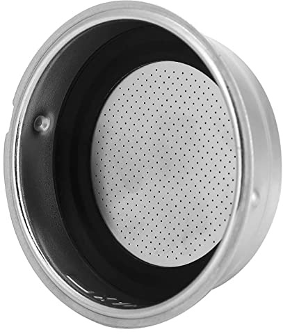 Acero Inoxidable Desmontable, Filtro de Cesta Colador de café Filtro de café Reutilizable 2 Tazas Portafiltro Accesorios de Máquina para Oficina en Casa Taza única (porción individual)