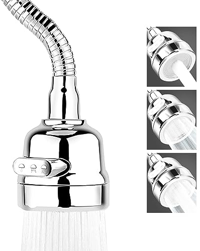 Rompigetto rubinetto cucina universale 3 tipi di uscite d'acqua con tubo flessibile acciaio inox prolunga rubinetto cucina aeratore rubinetto cucina doccetta per lavandino cucina