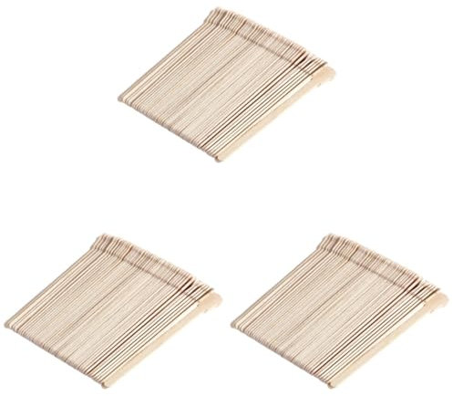 FRCOLOR 150pièces Spatules Bois Jetables Pour Épilation Cire Dépilation Spatules Bois Pour Cire Chaude Bandes Couleur Naturel