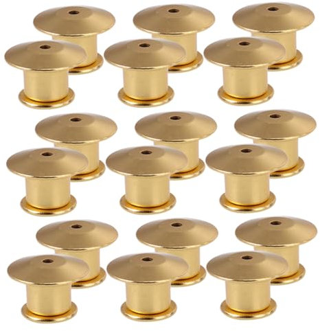 HAWILLOSCH Goldene Pin Clutch Ersatzteile Für Broschen Anstecknadeln Und Bastelprojekte Hochwertige 10mm Pin Backs Für Den Täglichen Gebrauch Und Professionelle