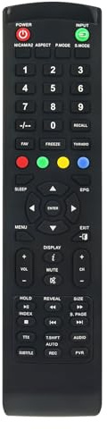 VINABTY Nouveau Télécommande de Remplacement pour ﻿Polaroid pour Dual Smart TV LED 32'' (80cm) HD pour Xoro HTL2447 HTL3246V3 (kik) pour High One HI3212HD-MM HI3209HD-MM HI3214HD-MM Remote Controller