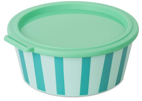 Koziol NORA BOX 1,3l | Frischhaltedose mit Deckel bruchfest auslaufsicher | biozirkulärer Kunststoff spülmaschinen- & gefriergeeignet melaminfrei | Küche Camping Picknick (sweet green/mid green)