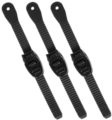 Happyyami 3satz Rollschuhzubehör Ersatz-Schnallenriemen Aus PVC Skate-befestigungsschnallen Mit Sicherem Verschluss Für Skating-Schuhe
