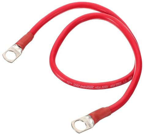 TOPPERFUN 0.5m Power Harness Battery Cables for Boat Rv Solar Inverter Terminals Heavy Duty Wire