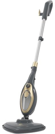 SUPERLEX Dampfreiniger 12 in 1 Steam Mop 1500W Handdampfreiniger mit Hochtemperaturdampf 330ml Tank entfernt 99.9% Prozent Bakterien für alle Böden Teppiche Fliesen Fenster Küche Toilette