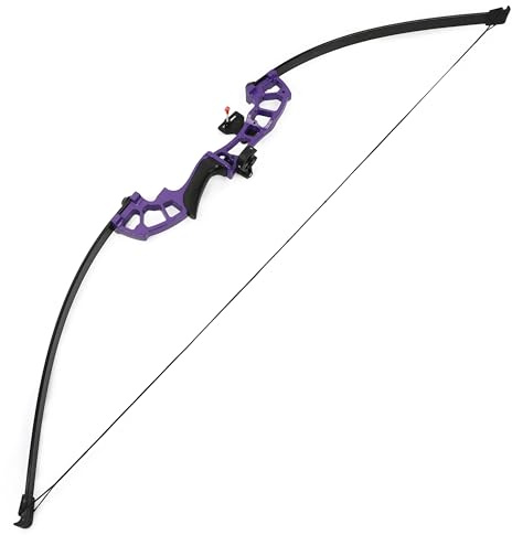 surwolf 30/40/45/50 lb. Split långbåge 51 Takedown långbåge Bågskytte recurvebåge set Traditionell recurvebåge Jaktbåge (lila-båge, 40lb)