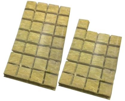 Toyvian 49 Stück Teiliges Hydroponik Anzuchtset Soilless Starter Cubes Pflanzwürfel für Drinnen Praktisches Wachstumsmedium für Gemüse Orchideen und Setzlinge für DIY und Hydrokultur