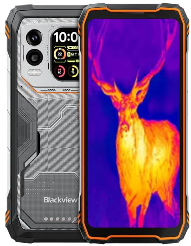 Blackview XPLORE 1 Pro | 6,78 | 36GB RAM + 256GB (bis zu 2TB) | Orange | Rugged Smartphone 5G | Android 15 | 64MP + 50MP + FLIR  Thermal  Kamera | 20000mAh | IP68/IP69K | 2 Jahre Garantie