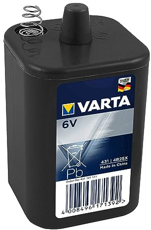 Varta 431101111 - Pila (4R25, 6V, 8.5Ah) Color Gris