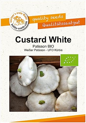 Patisson weiß BIO Kürbissamen von Bobby-Seeds Portion