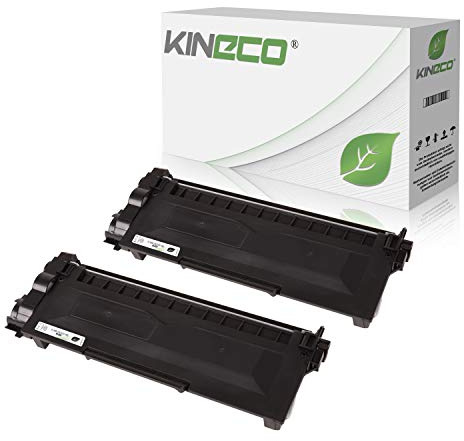 Kineco 2 Toner kompatibel für Brother TN-2320 TN-2310 für Brother HL-L2340DW, HL-L2360DN, MFC-L2700DW, DCPL2520DWG1, DCP-L2500D, HL-L2360DN - TN2320 TN2310 - je 5.200 Seiten