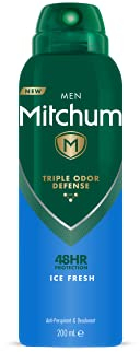 Mitchum Men Triple Odor Defense 48h Protection Deodorant Spray, 200ml