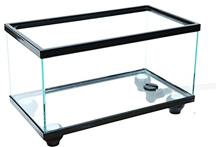 Aquarium Schildkröten Turtle-Tank mit Terrasse Glasschildkröte-Tank dedizierte Schildkrötenzuchtbehälter Haushalt großer Fischbehälter ökologischer Tankzuchtkasten Aquarien (Size : 80CM)