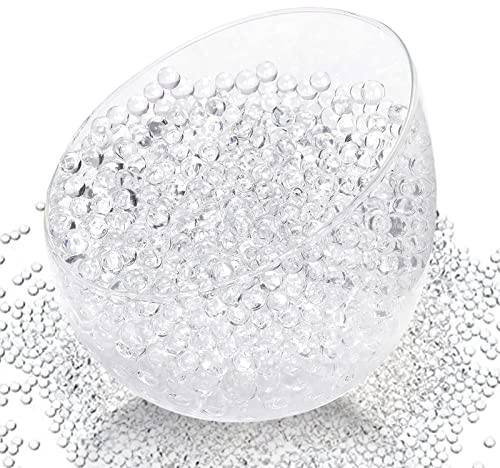ACAREY Wasserperlen Durchsichtig Valentinstag Deko Wasserperlen Für Pflanzen In Vase, Ca. 20.000 Hydroperlen, Gelkugeln Transparent für Valentinstag Schwebende Kerzen, Weihnachtsdeko (105.0 Gramm)
