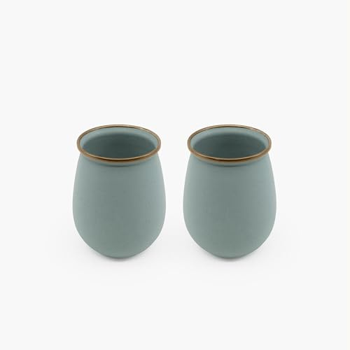 Barebones Emaille-Becher-Set, Minzgrün