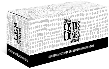 Mocay - Caja de Galletas Artesanas. 220 Cookies de sabores variados: naranja con chocolate y avellana.
