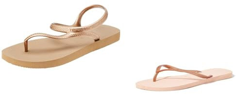 Havaianas Sandali Oro Rosa 41/42 EU + Infradito Rosa 41/42 EU