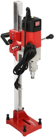 ROGONPDK Kernbohrmaschine 2300W Kernbohrgerät Hitzebeständig Kernbohrmaschines Bohrständer Motorisierung Kernbohrmaschine Kernbohrgerät Nass Trocken Diamantbohrer Bohrmaschine für Nass und Trocken
