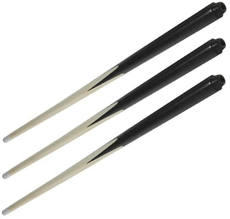 VICASKY 3stücke Kurze Billardtisch-zubehör-Sticks Für Junge Mädchen Aus Hartholz Gefertigt Zum Üben Von Snooker-Spielen Training Der Konzentration Und Koordination